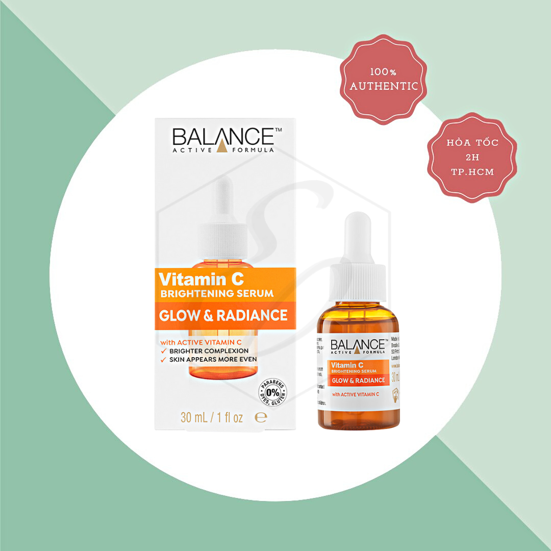 Tinh chất Balance Vitamin C Brightening Serum Glow & Radiance - 30ml